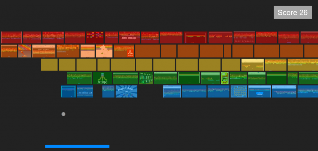 Atari Breakout game screenshot - Customer Intelligence Blog