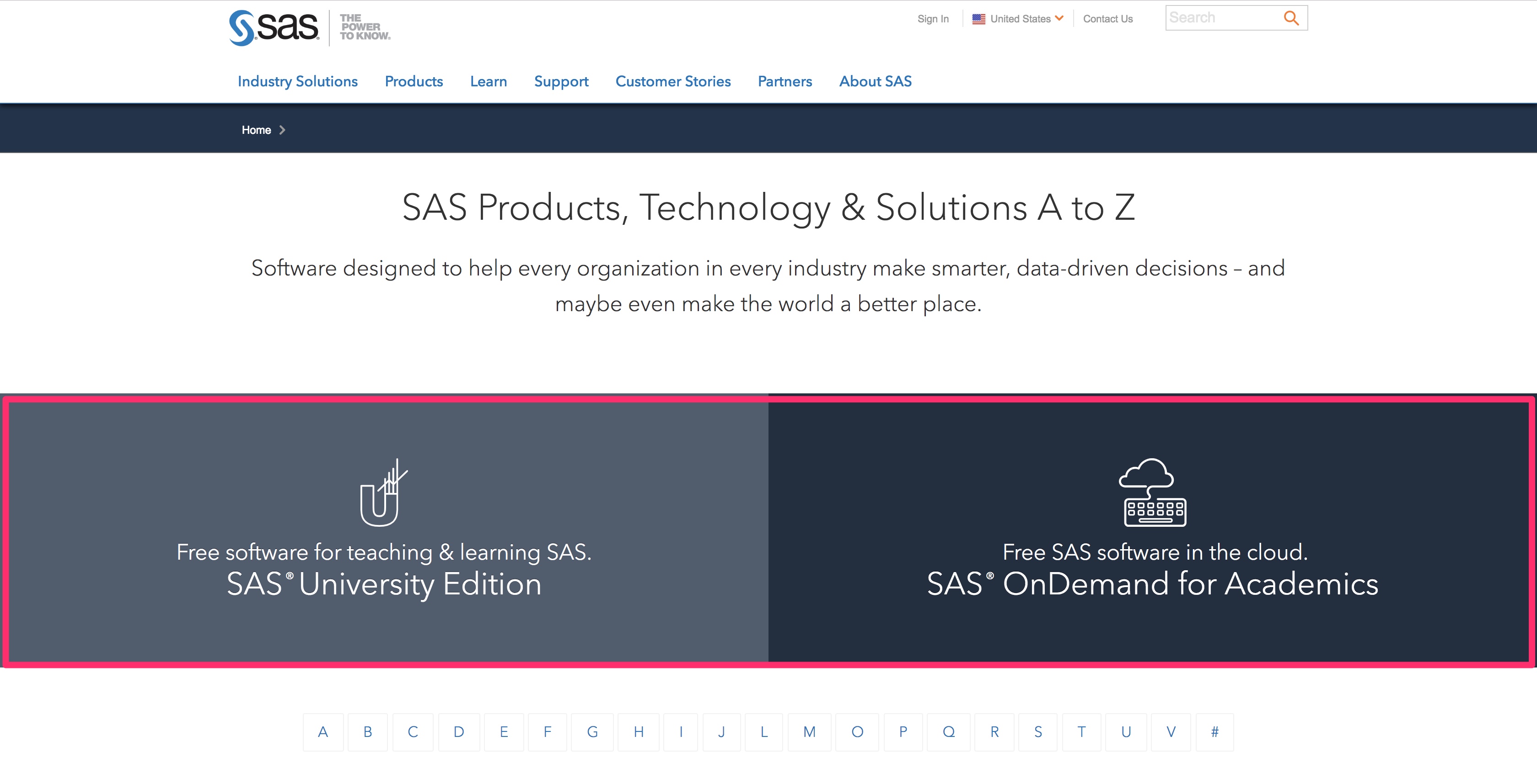 Using SAS at SAS: How content targeting drives better UX ...