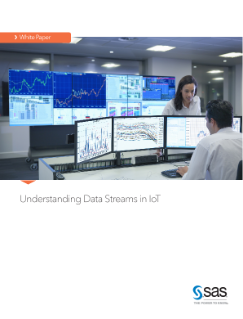 White paper cover for Understanding Data Streamsin IoT