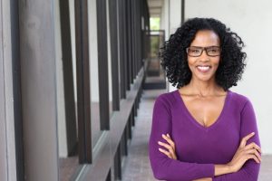 businesswoman happy about streaming to better data quality