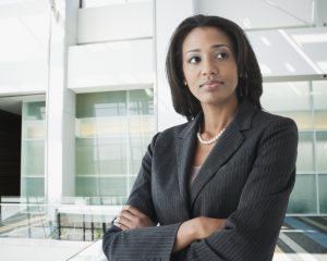 businesswoman considering the transition to Hadoop