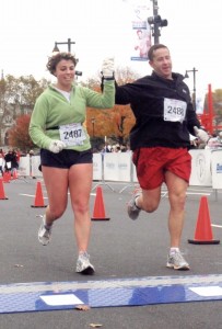 Philadelphia Marathon Finish, 2007