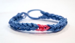 Pink-and-Blue-bracelet Breast Cancer