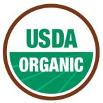round usda organic certified seal