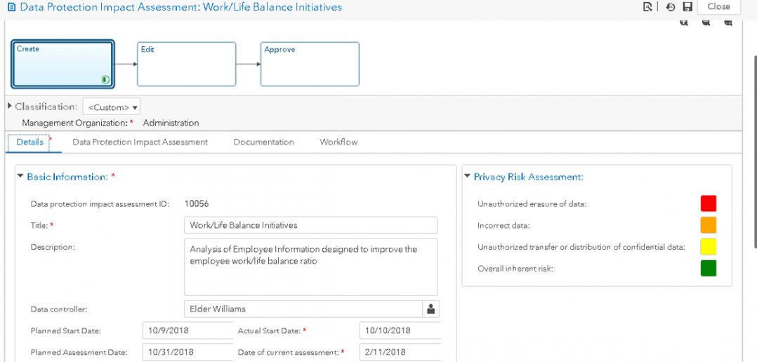 Run Data Protection Impact Assessments With SAS® Personal Data Compliance Manager