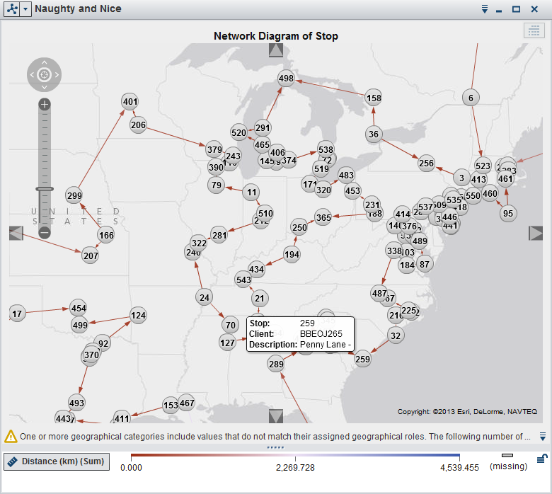 Santa's route in SAS Visual Analytics SAS Users