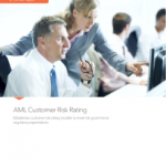 Cover page for AML Customer Risk Rating white paper