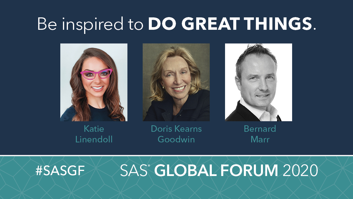 3 people I can’t wait to meet at SAS Global Forum SAS Voices