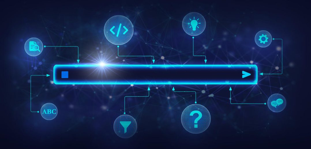 Search Generative Experience and Prompt Engineering - SGE - Integration of Generative AI Technologies in Search Systems - Conceptual Illustration