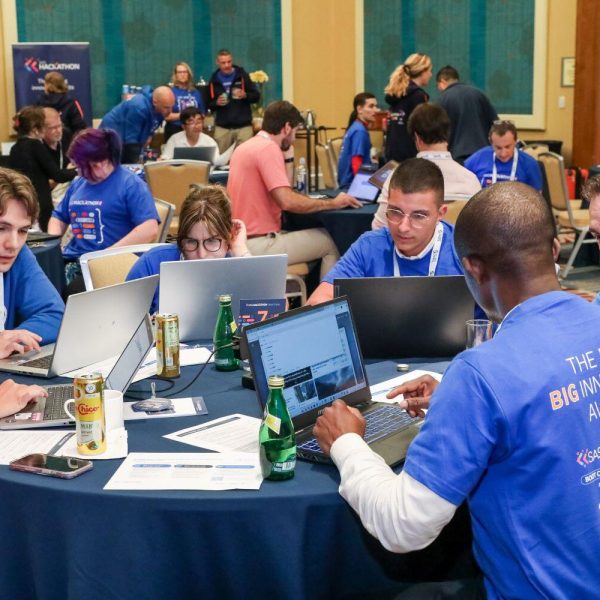 People working with one another towards a shared goal