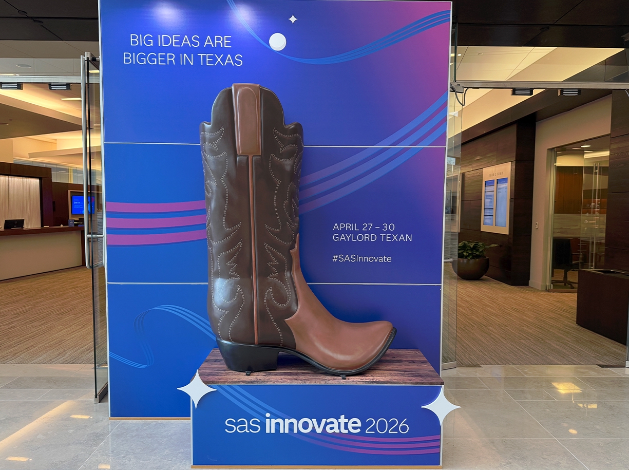 How a giant cowboy boot and hat became part of the SAS Innovate story