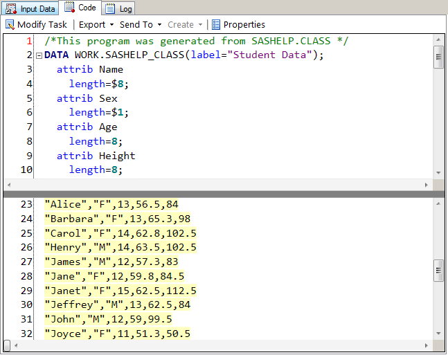 sas university edition how to change to numeric