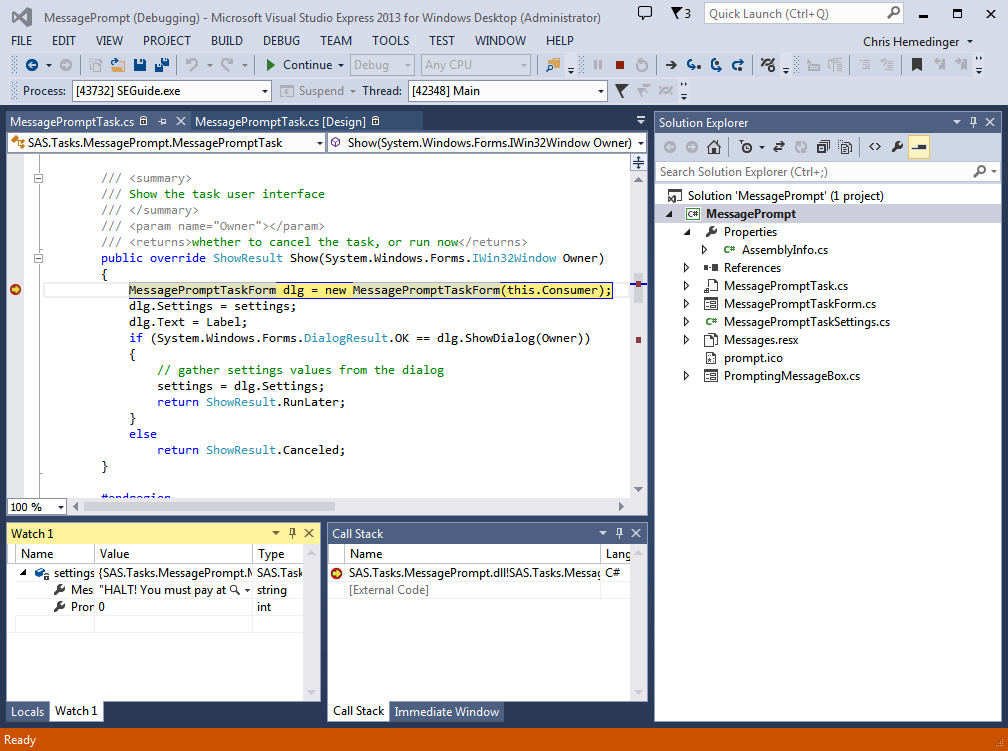 Как запустить visual studio 2013 express