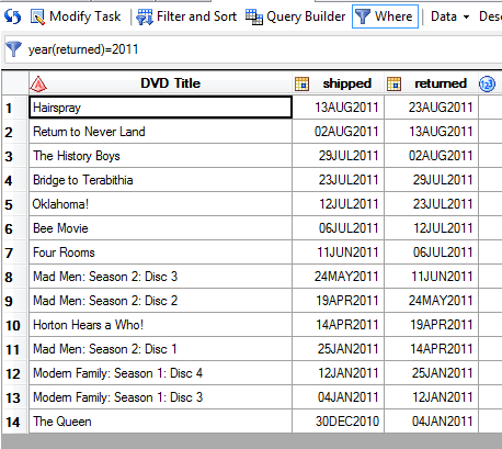 Using the Query Builder in SAS Enterprise Guide 8.1 - SAS Video Portal