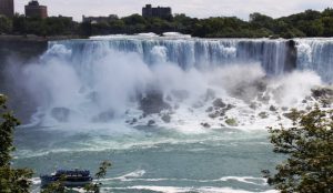 American falls as seen from Canada in 2013