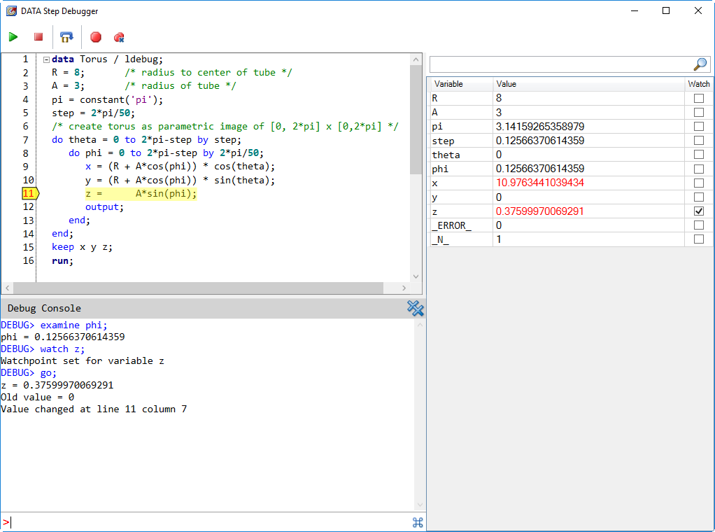 Using The Data Step Debugger In Sas Enterprise Guide The Sas Dummy