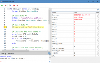 Code debugging and program history in SAS Enterprise Guide - The SAS Dummy