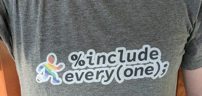 "Include everyone" shirt