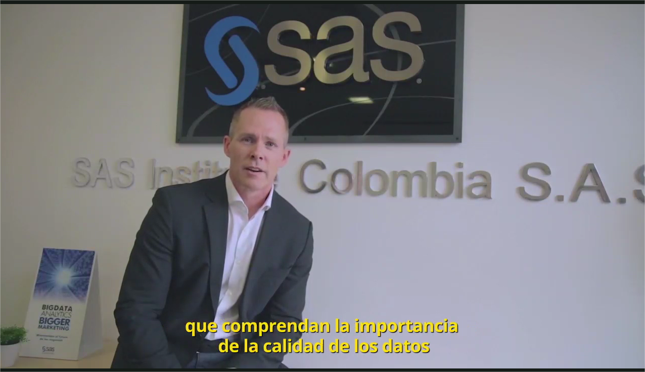 Andrew Dixon, Vicepresidente de Marketing de SAS Canadá y Latinoamérica