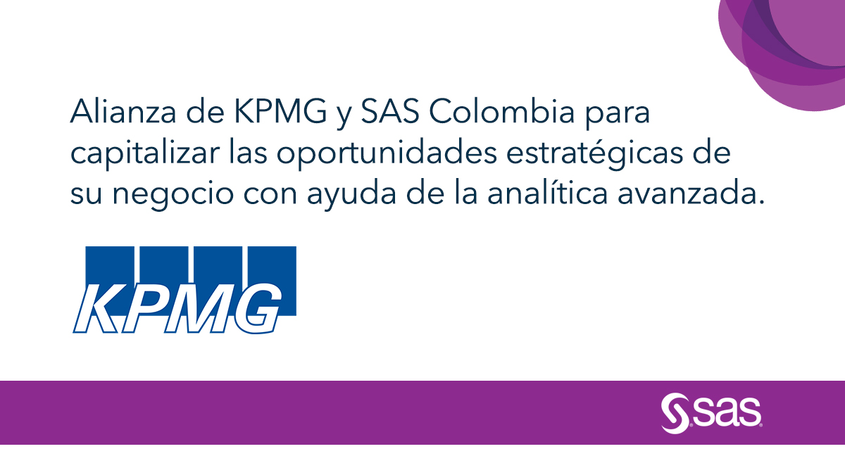 KPMG y SAS Colombia