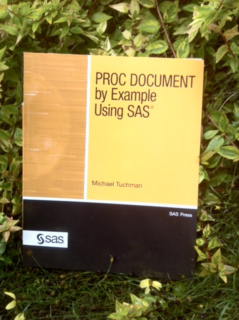 PROC DOCUMENT by Example Using SAS