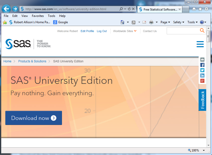 sas statistical software free download