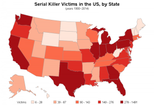 Analysis of serial killings in the US | The SAS Training Post