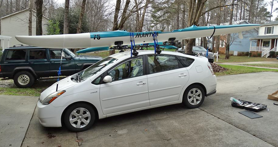 Prius on sale kayak rack