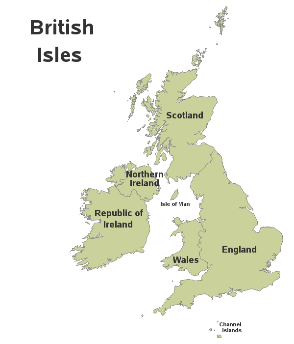 The island of great britain is small. Британские острова на карте. Британские острова географическая карта. Политическая карта британских островов.