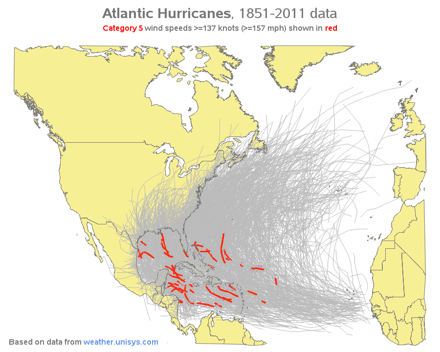 How rare are Category 5 hurricanes? SAS Learning Post