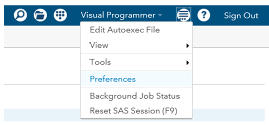 Font size in SAS