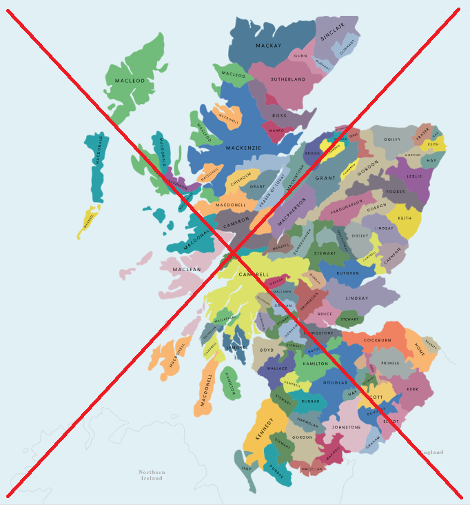 Mapping The Clans Of Scotland Sas Learning Post