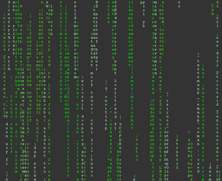 matrix code text