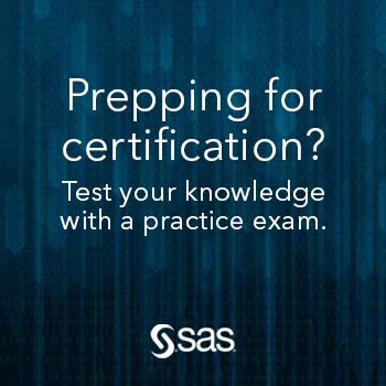 Sas machine best sale learning certification