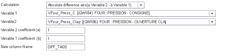 Figure 5: DIFF_TAGS variable creation corresponding to the result of Four_Press_Clap – Four_Press_C