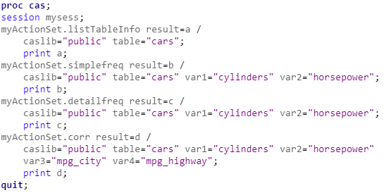 How To Use Casl To Develop And Work With User Defined Cas Actions Sas