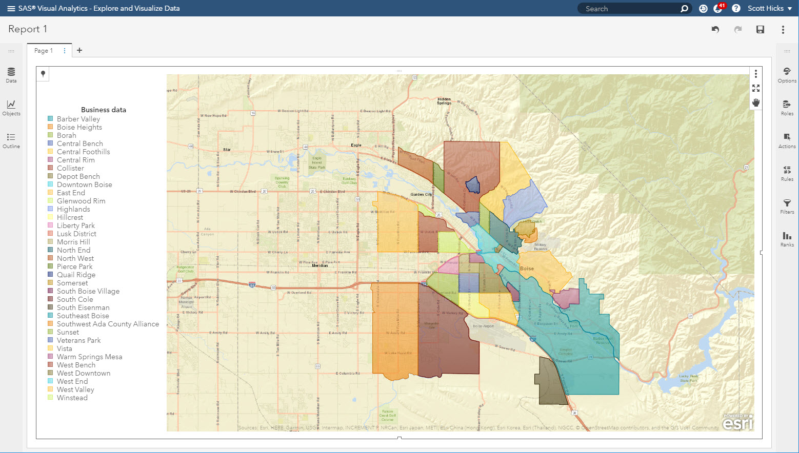 how to create a custom map of a county