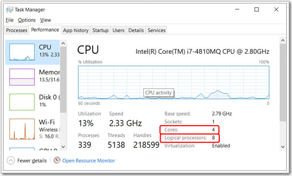 Parallel processing on a single machine