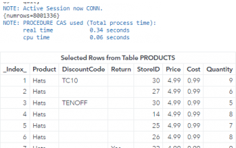 CAS-Action! Filtering Rows in CAS Tables - SAS Viya Programming