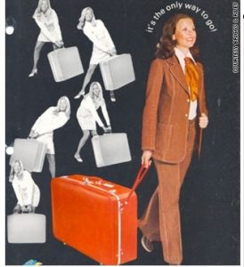 Briggs and Riley rolling suitcase ad2